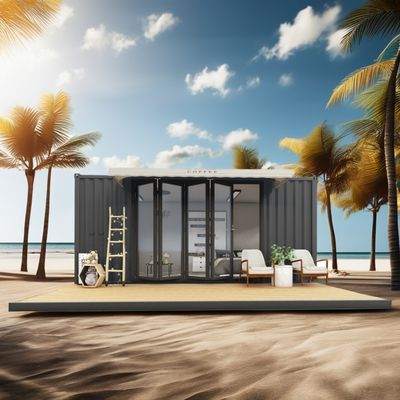 Log 20ft Umweltfreundlich Flat Pack Container House Vorgefertigt Nachhaltiges Bauwerk Stahlkonstruktion Widerstandsfähig Regen Wind Schneeshop
