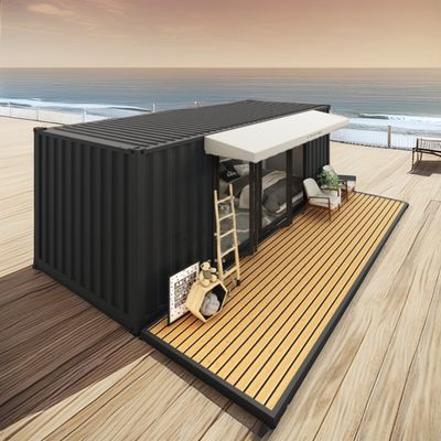 Log 20ft Umweltfreundlich Flat Pack Container House Vorgefertigt Nachhaltiges Bauwerk Stahlkonstruktion Widerstandsfähig Regen Wind Schneeshop