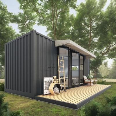 Log 20ft Umweltfreundlich Flat Pack Container House Vorgefertigt Nachhaltiges Bauwerk Stahlkonstruktion Widerstandsfähig Regen Wind Schneeshop