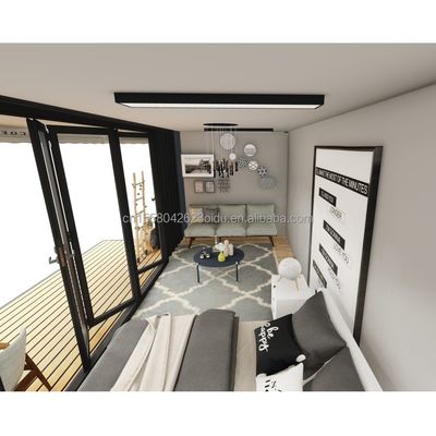 Log 20ft Umweltfreundlich Flat Pack Container House Vorgefertigt Nachhaltiges Bauwerk Stahlkonstruktion Widerstandsfähig Regen Wind Schneeshop