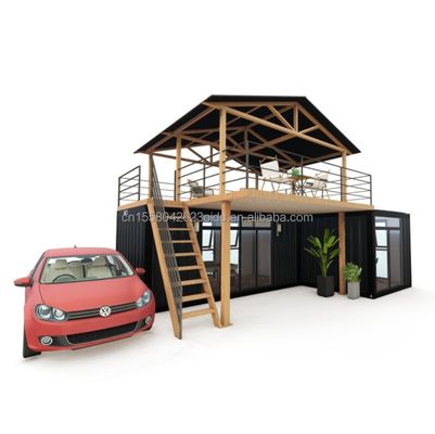 Log Design Green House Container mit intelligenten modularen vorgefertigten Tiny House und Aluminiumlegierung Fenstermaterial