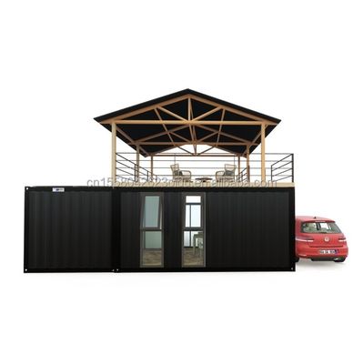 Log Design Green House Container mit intelligenten modularen vorgefertigten Tiny House und Aluminiumlegierung Fenstermaterial