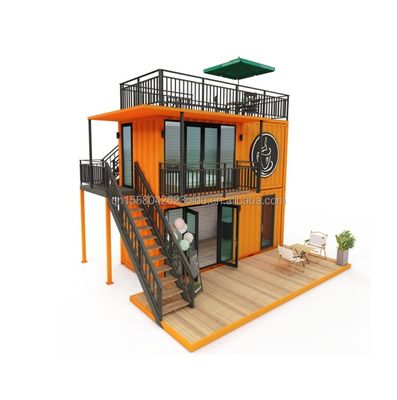 Andere Wand 50/75/100mm Wellen-Sandwich-Panel 20FT 40FT Vorgefertigte Mini-Pop-up-Shop Container Kaffeeshop/Bar/Fast-Food