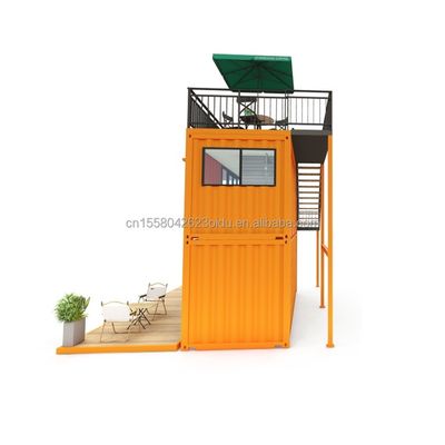 Andere Wand 50/75/100mm Wellen-Sandwich-Panel 20FT 40FT Vorgefertigte Mini-Pop-up-Shop Container Kaffeeshop/Bar/Fast-Food