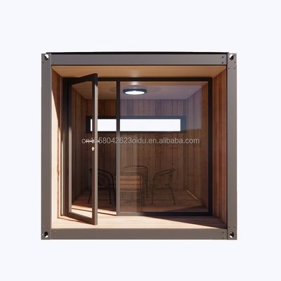 10ft Holz-Plastik Gartenhaus Behälter Mobil Holz Aktivitätsraum Mini-Büro kundenspezifische Farbe Holz Büro