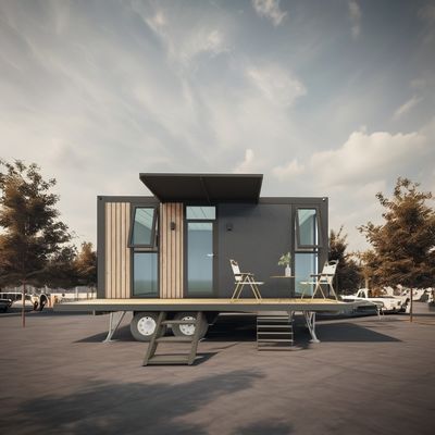 Hotel 20ft oder 40ft Mobile Outdoor Container Bar Café im zweiten Stock mit Outdoor Design und Rädern