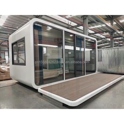 Maßgeschneiderte Farbe Moderne Container Mini Urlaub Kapsel Zimmer Ein Schlafzimmer Stahlkonstruktion Hotel mit modernem Stil entworfen