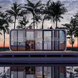 Sandwich-Panel Material vorgefertigte Kapsel Raum für Schlafzimmer in Design Stahlkonstruktion Containerhaus