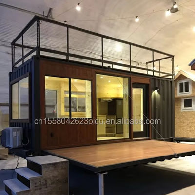 Modernes Design kundenspezifischer Farbstahl Fabrikate Schnelle Installation Vorgefertigte Modulhäuser auf Rädern für mobile Camping-Anhänger