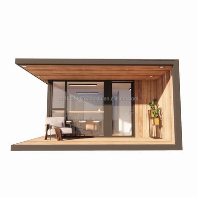 Außen modernes Design vorgefertigtes Containerhaus mit Aluminiumoxidfenster und kundenspezifische Farbe aus Sandwich-Panel