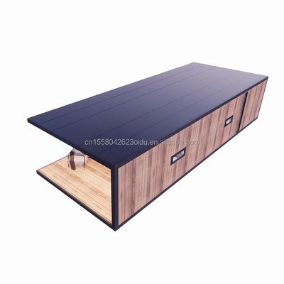 Außen modernes Design vorgefertigtes Containerhaus mit Aluminiumoxidfenster und kundenspezifische Farbe aus Sandwich-Panel