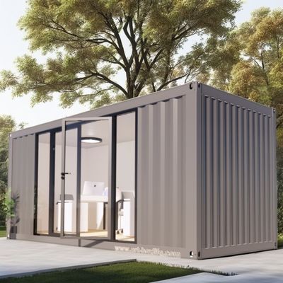 50/75/100mm Welle Sandwich Panel Wand Moderne 20ft 40ft Stahl Container Häuser Flat Pack Vorgefertigtes Haus für Büro