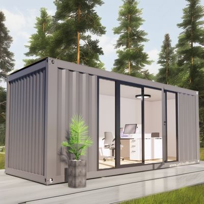50/75/100mm Welle Sandwich Panel Wand Moderne 20ft 40ft Stahl Container Häuser Flat Pack Vorgefertigtes Haus für Büro