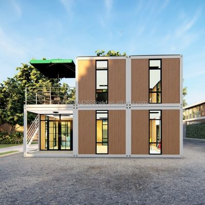 20ft/40ft Easy Move Vorgefertigte Flat Pack Container Wand 50/75/100mm Welle Sandwich Panel Portable Storage für den Laden