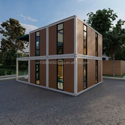 20ft/40ft Easy Move Vorgefertigte Flat Pack Container Wand 50/75/100mm Welle Sandwich Panel Portable Storage für den Laden