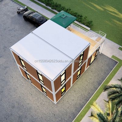 20ft/40ft Easy Move Vorgefertigte Flat Pack Container Wand 50/75/100mm Welle Sandwich Panel Portable Storage für den Laden