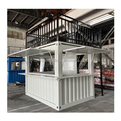 Australian Standards Mobile Store kundenspezifischer 10 Fuß 20 Fuß mobiler Behälter Pop-Up-Kaffee-Bar mit Aluminiumlegierung Fenster