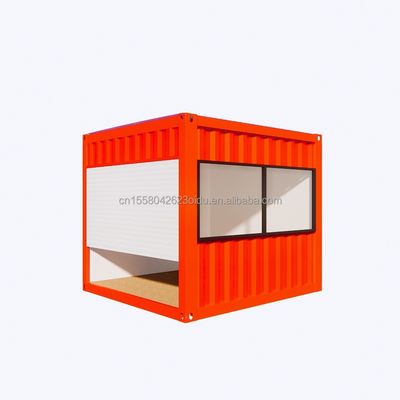 Logo-Design in chinesischem Stil 10ft 20ft Klappbarer Holzbehälter für professionelle Geschäfte und Hotels