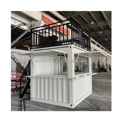 Australian Standards Mobile Store kundenspezifischer 10 Fuß 20 Fuß mobiler Behälter Pop-Up-Kaffee-Bar mit Aluminiumlegierung Fenster