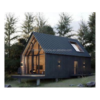 Modernes Design Kleines Haus auf Rädern Stahlmaterial Outdoor Camping Garten Baukasten mit 50/75/100mm Welle Sandwich Panel