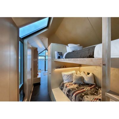 Modernes Design Prefab Haus Wand 75mm Welle Sandwich Panel 20ft Klappbehälter Haus auf Rädern