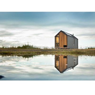 Modernes Design Prefab Haus Wand 75mm Welle Sandwich Panel 20ft Klappbehälter Haus auf Rädern