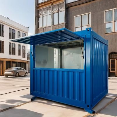 Park Container House Stilvolle Prefab Häuser für einzigartige Kiosk Konzept 10ft 20ft Küche Kaffee Bar Container