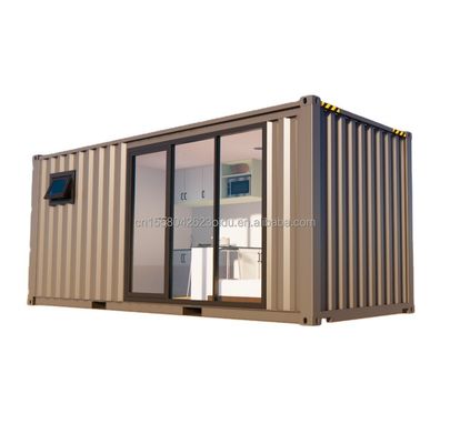 Outdoor Wohn- und Familienhotel 2 Schlafzimmer Vorgefertigtes Stahlcontainerhaus mit galvanisiertem Stahl biegen 180g Flat Pack