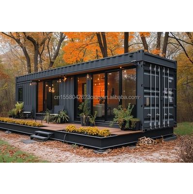 Galvanisierte Stahlquadratrohre Hauptstruktur für modernes kleines Haus auf Rädern Portable Prefab Container House Design