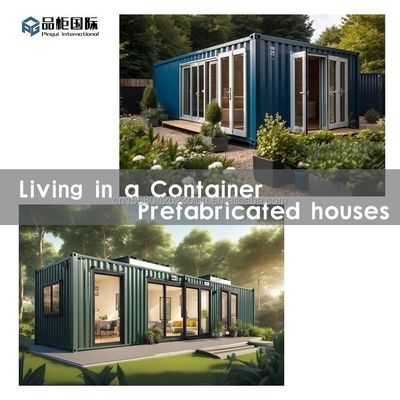 Galvanisierte Stahlquadratrohre Hauptstruktur für modernes kleines Haus auf Rädern Portable Prefab Container House Design