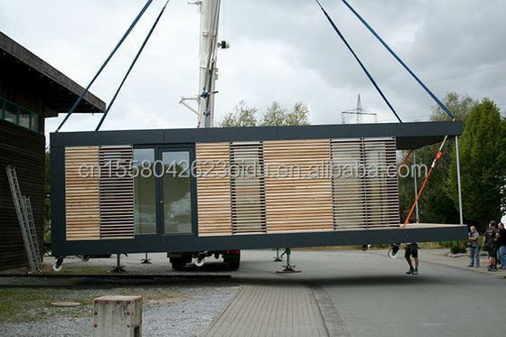 Galvanisierte Stahlquadratrohre Hauptstruktur für modernes kleines Haus auf Rädern Portable Prefab Container House Design
