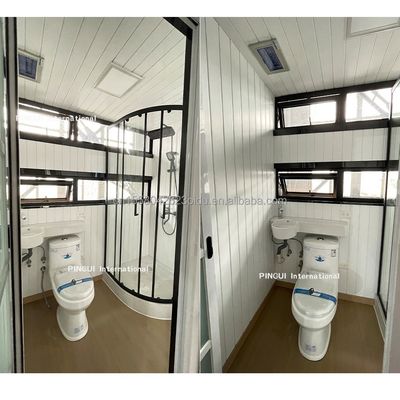 Außenwohnung 2 Schlafzimmer Wohnung in 20ft oder 40ft Modern Design Fertigstahl Containerhaus für Familien Hotel