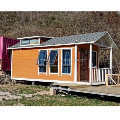 Quick Build Container Material Homes for Resort Vacations and Farmhouses Drei Schlafzimmer Wand 50/75/100mm Welle Sandwich Panel