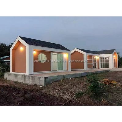 Quick Build Container Material Homes for Resort Vacations and Farmhouses Drei Schlafzimmer Wand 50/75/100mm Welle Sandwich Panel