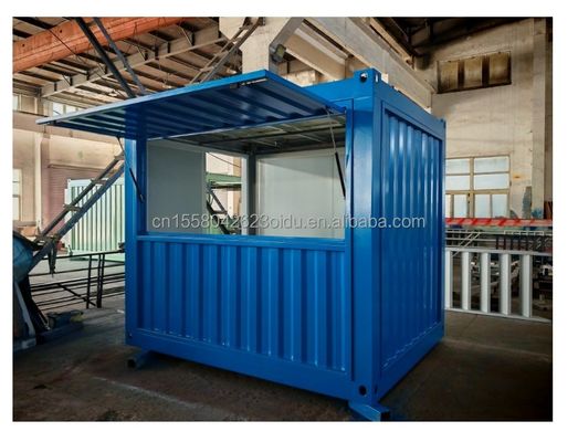 10ft Mini Pop-up Container House für Cafés Bar Fast-Food Restaurant Convenience Store Kiosk oder Stand Fenster Material