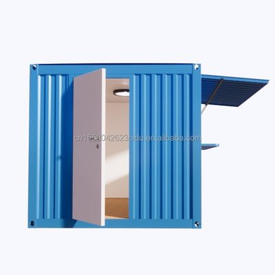 10ft Mini Pop-up Container House für Cafés Bar Fast-Food Restaurant Convenience Store Kiosk oder Stand Fenster Material