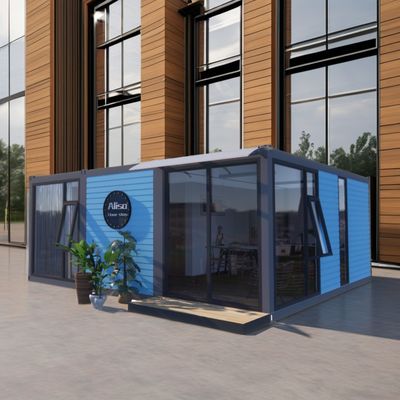 20 oder 40 Fuß umweltfreundlicher Behälter aus Stahl und Sandwich-Panel für Kleidungsstudio Restaurant Hotel