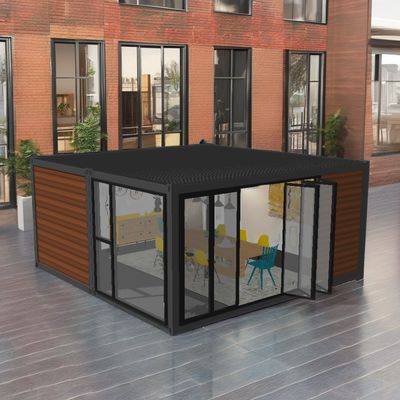 20 oder 40 Fuß umweltfreundlicher Behälter aus Stahl und Sandwich-Panel für Kleidungsstudio Restaurant Hotel