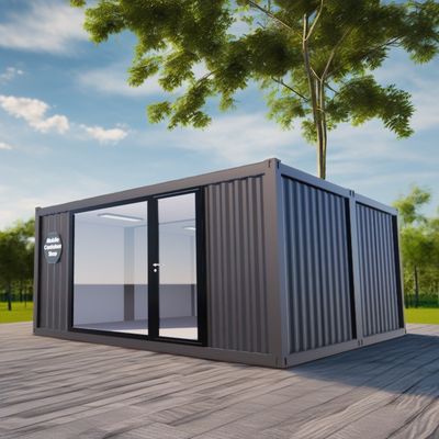 20 oder 40 Fuß umweltfreundlicher Behälter aus Stahl und Sandwich-Panel für Kleidungsstudio Restaurant Hotel