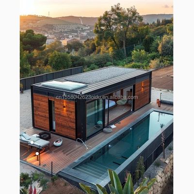 Anpassbares zweistöckiges Containerhaus für den Urlaub am Meer feuerfest vorgefertigte Waldvilla Resort Größen 20ft 40ft