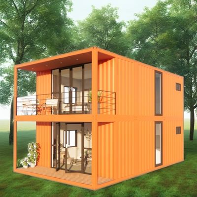 Anpassbares zweistöckiges Containerhaus für den Urlaub am Meer feuerfest vorgefertigte Waldvilla Resort Größen 20ft 40ft