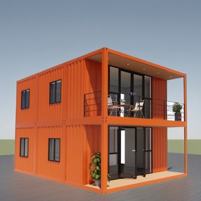 Anpassbares zweistöckiges Containerhaus für den Urlaub am Meer feuerfest vorgefertigte Waldvilla Resort Größen 20ft 40ft