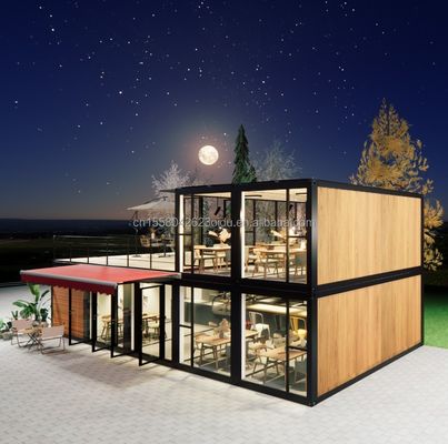 Aluminiumlegierung Fenster 2 Schlafzimmer Tiny Home Prefab für Shop oder Wohnung in modernen Flatpack Container House 20ft/40ft Größe