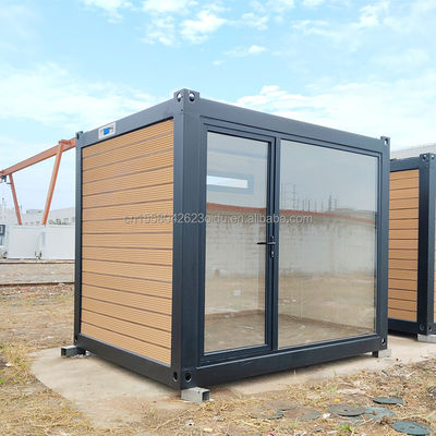 angepasste Farbe Vorgefertigte mobile Büro Wohn-Lager Container Home Office Container 10ft mit Stahlmaterial
