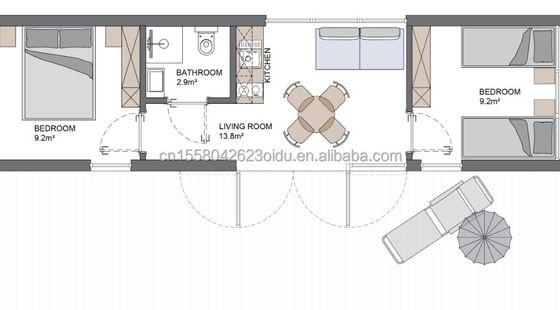 Modernes Design Vorgefertigter Behälter Schwimmbad aus galvanisierten Quadratrohren aus Stahl für den Freien Urlaub Hotels Partys oder Büro