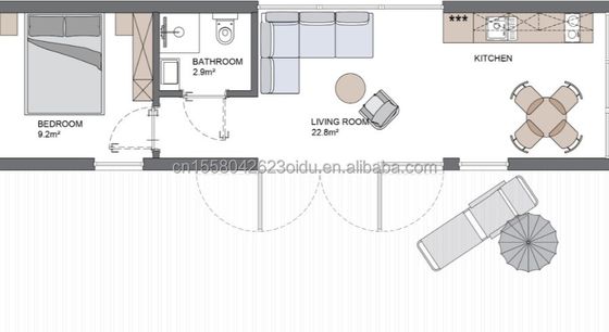 Modernes Design Vorgefertigter Behälter Schwimmbad aus galvanisierten Quadratrohren aus Stahl für den Freien Urlaub Hotels Partys oder Büro
