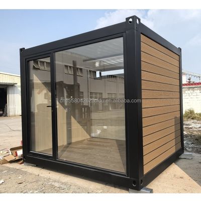 angepasste Farbe Vorgefertigte mobile Büro Wohn-Lager Container Home Office Container 10ft mit Stahlmaterial