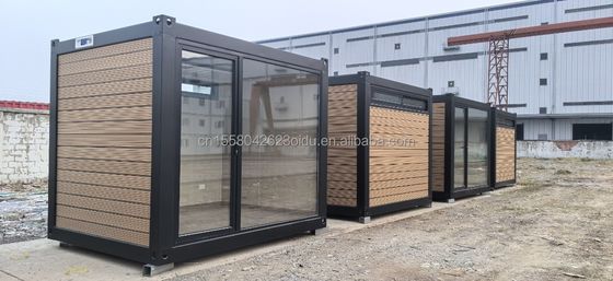 angepasste Farbe Vorgefertigte mobile Büro Wohn-Lager Container Home Office Container 10ft mit Stahlmaterial