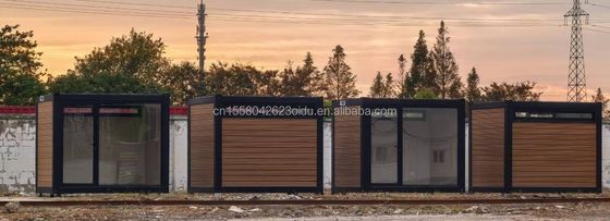 angepasste Farbe Vorgefertigte mobile Büro Wohn-Lager Container Home Office Container 10ft mit Stahlmaterial