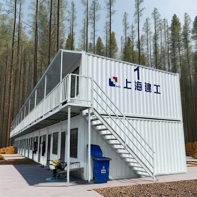 Schnelle Montage Portable Flat Pack Container House für modernes Büro Strandhaus und Bauingenieurlager
